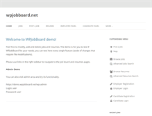 Tablet Screenshot of demo.wpjobboard.net